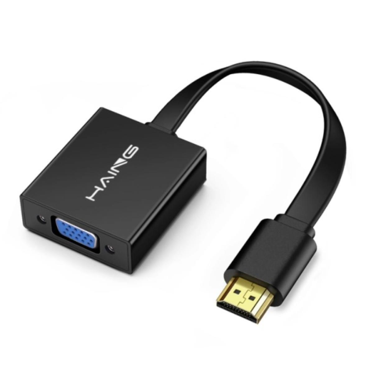 HAING HI-2046-HVA HDMI to VGA Adapter With Audio And Power HAING HI-2046-HVA HDMI to VGA Adapter With Audio And Power